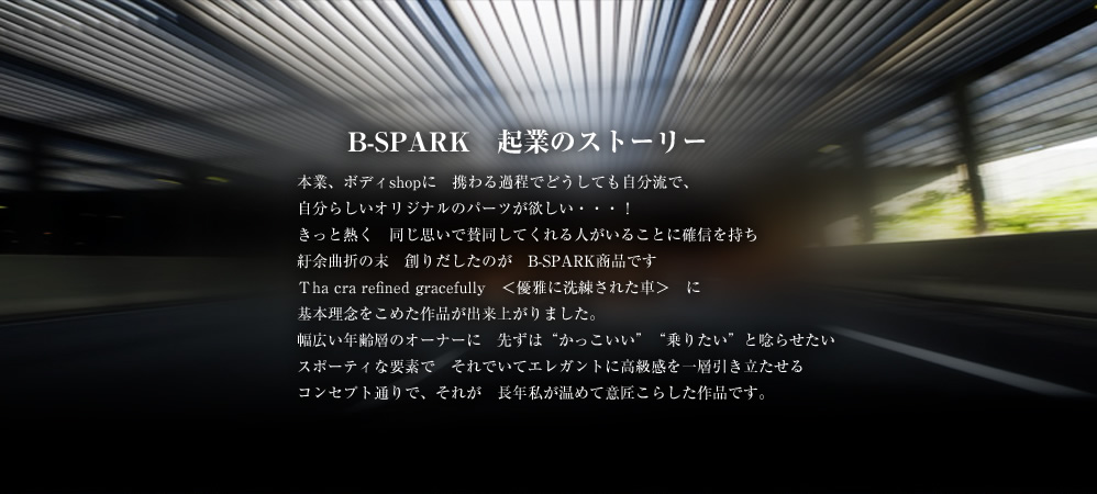 B-SPARK 企業のストーリー